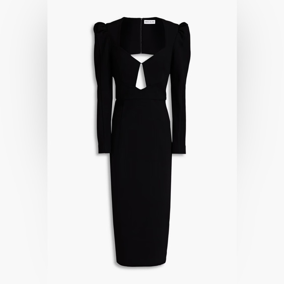 Rebecca Vallance Katie cutout crepe midi dress NWT - Picture 3 of 11